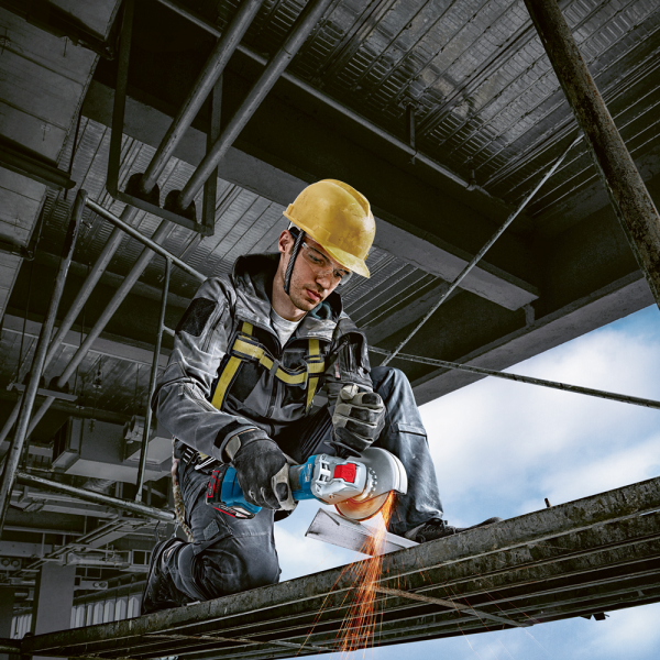 Bosch GWX 18V-7 18V Li-Ion Accu Haakse Slijper Body In L-Boxx - 125mm - Koolborstelloos - Detailed view of the product