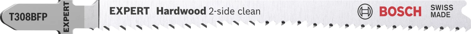 Bosch EXPERT T308BFP Hardwood 2-side Clean Decoupeerzaagblad - 117mm - Hout (2st)