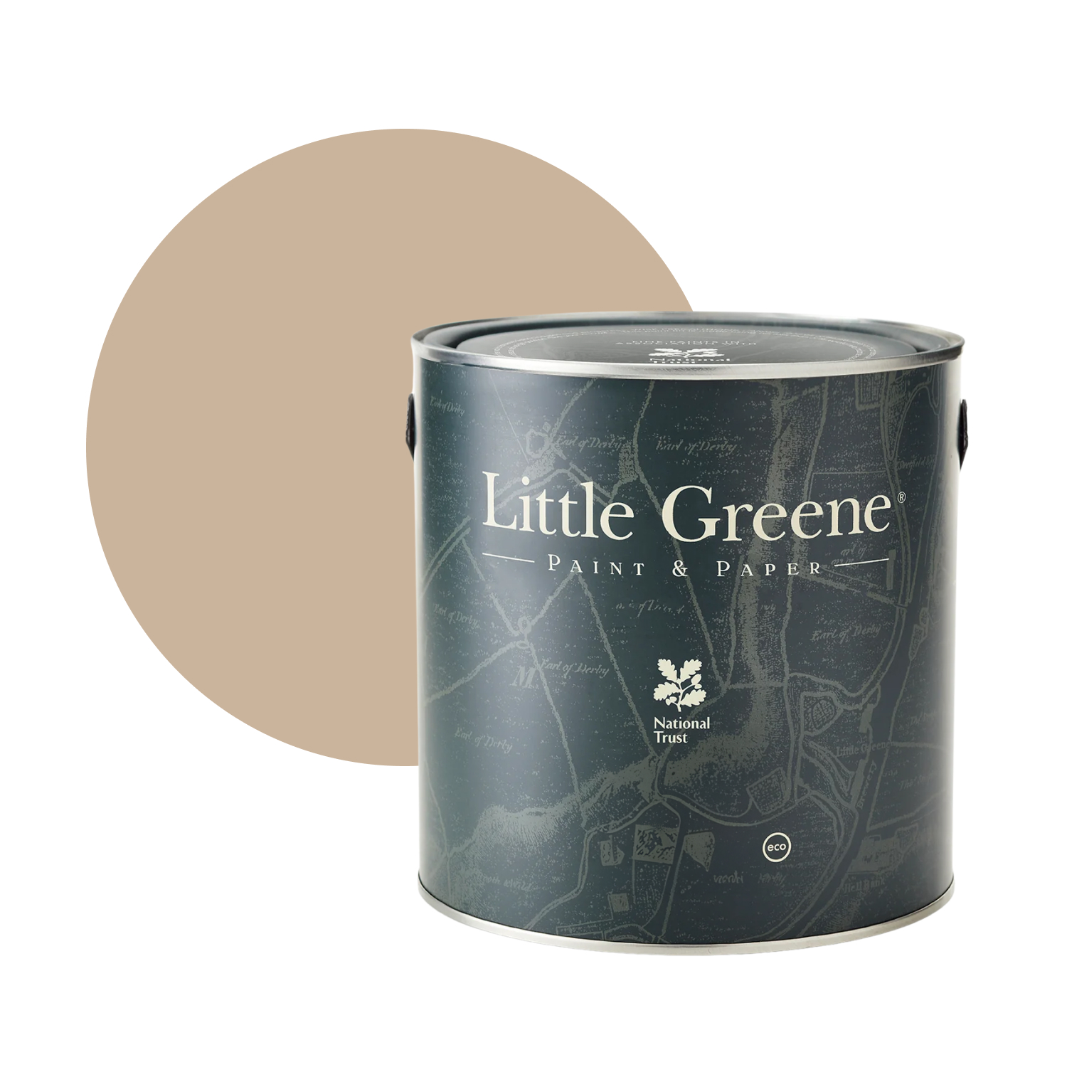 Little Greene Intelligent Eggshell - Lute No. 317 - 2,5L
