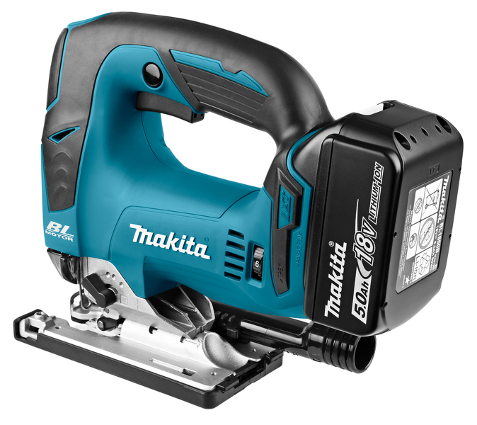 Makita DJV182RTJ 18V Li-Ion Accu Decoupeerzaag Set (2x 5.0Ah Accu) In Mbox - D-greep - Variabel - Koolborstelloos - Detailed view of the product