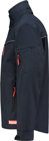 Workman 2532 Softshell Jacket Winter - Navy - M - Detailed view of the product