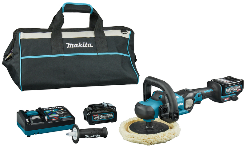 Makita PV001GM201 XGT 40V Max Li-ion Accu Rotatiepolijstmachine Set (2x 4,0 Ah) Met Toolbag EAN: 88381761192