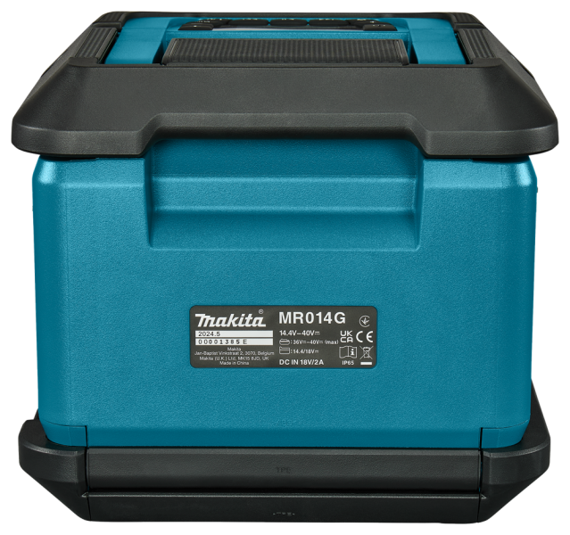 Makita MR014GZ 14.4-230V Accu Bluetooth Speaker Body - Werkt Op Accu En Netstroom - Detailed view of the product