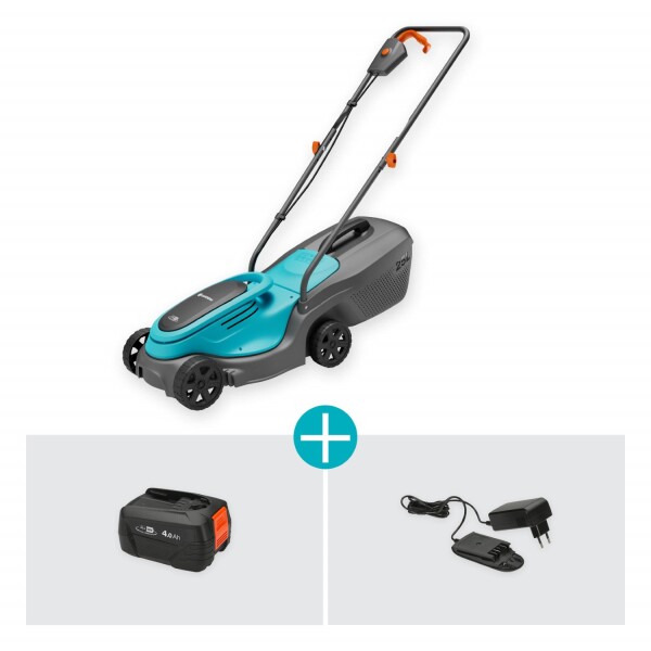 Gardena PowerMax 32/18V P4A Accu Grasmaaier Set (1x 4,0Ah) - 32cm - Detailed view of the product