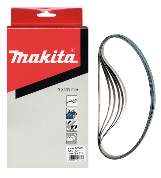 Makita P-39431 Schuurband K40 533x9 Blue - Detailed view of the product