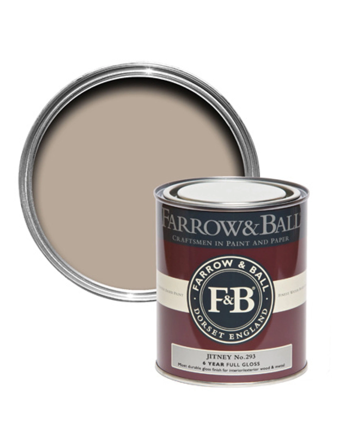 Farrow&Ball Dead Flat Jitney No.293 - 0,75L