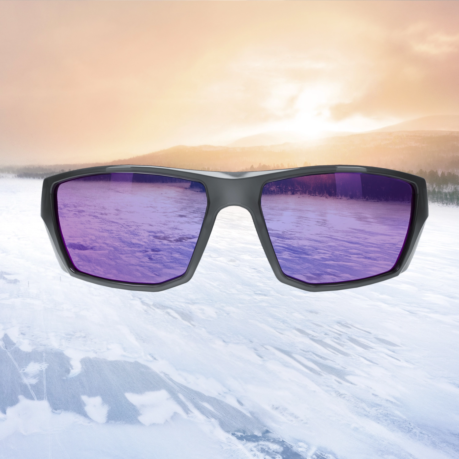 Hellberg Safety Veiligheidsbril Geminus AF+AS Blauw Gepolariseerd thumbnail 4