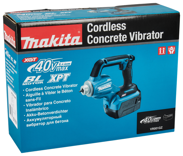 Makita VR001GZ XGT 40V Max Li-Ion Accu Betontrilnaald Body - Koolborstelloos - Detailed view of the product