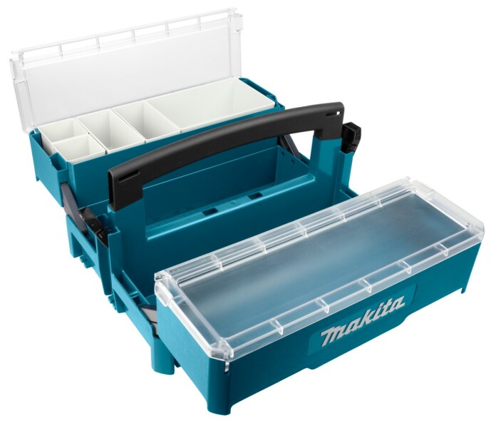 Makita P-84137 Uitklapbare Gereedschapskist - Kunststof - Leeg - Detailed view of the product