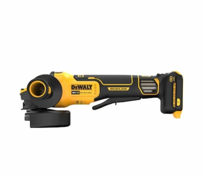 DeWALT DCG416VSN-XJ 18V Li-ion XR Accu Haakse Slijper Body - 125mm - Koolborstelloos - Detailed view of the product