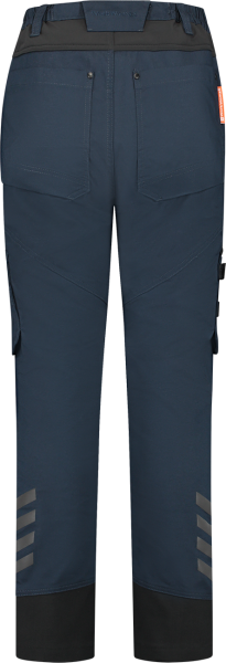 Workman 90251 STRETCH Worker Werkbroek P2S Dames - Navy / Zwart - Maat 38 (30/31) - Detailed view of the product