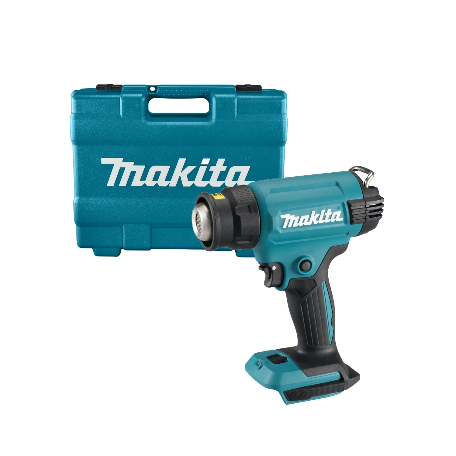 Makita DHG181ZK 18V Li-ion Accu Heteluchtpistool Body In Kunststof Koffer Met Diverse Opzetstukken
