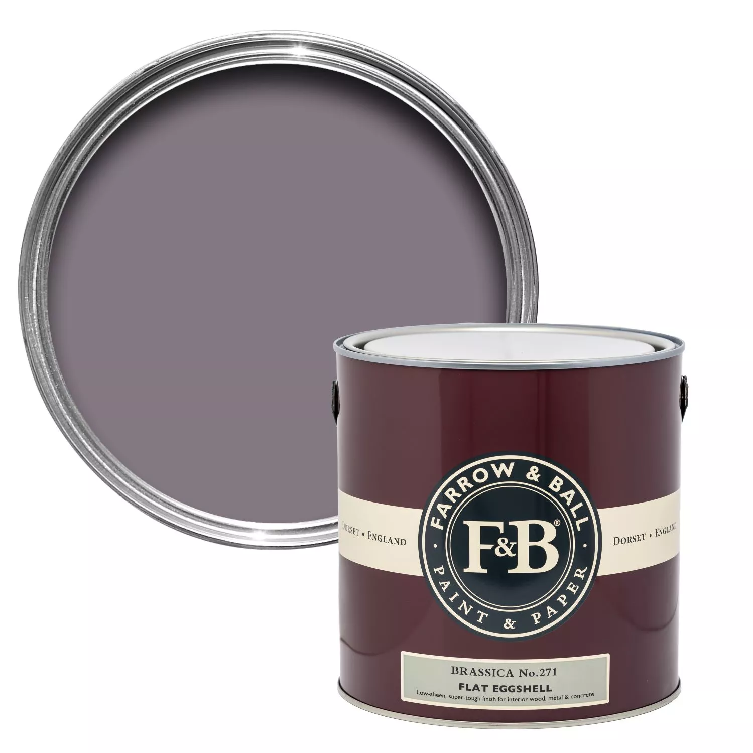 Farrow&Ball Flat Eggshell Brassica No.271 - 750ml