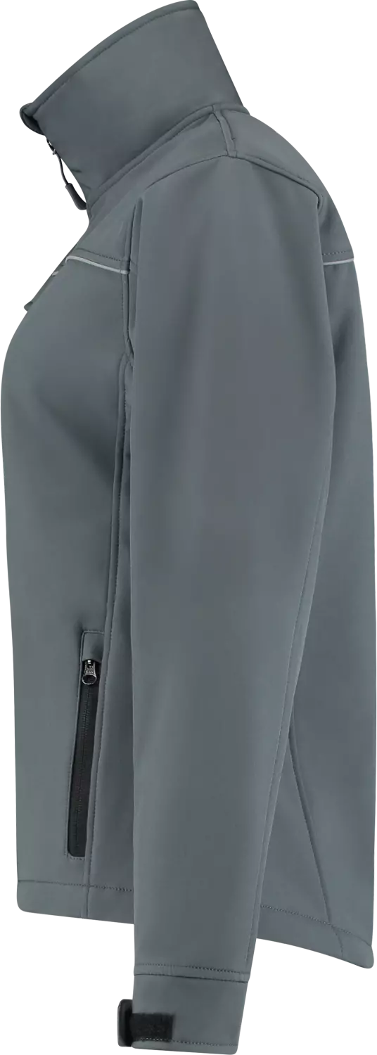Workman 25271 Softshell Jacket Dames - Graphite - S thumbnail 3
