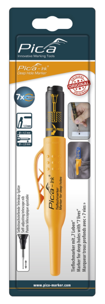 Pica 150/46 Ink Markeerstift Voor Diepe Gaten In Blister - Zwart
