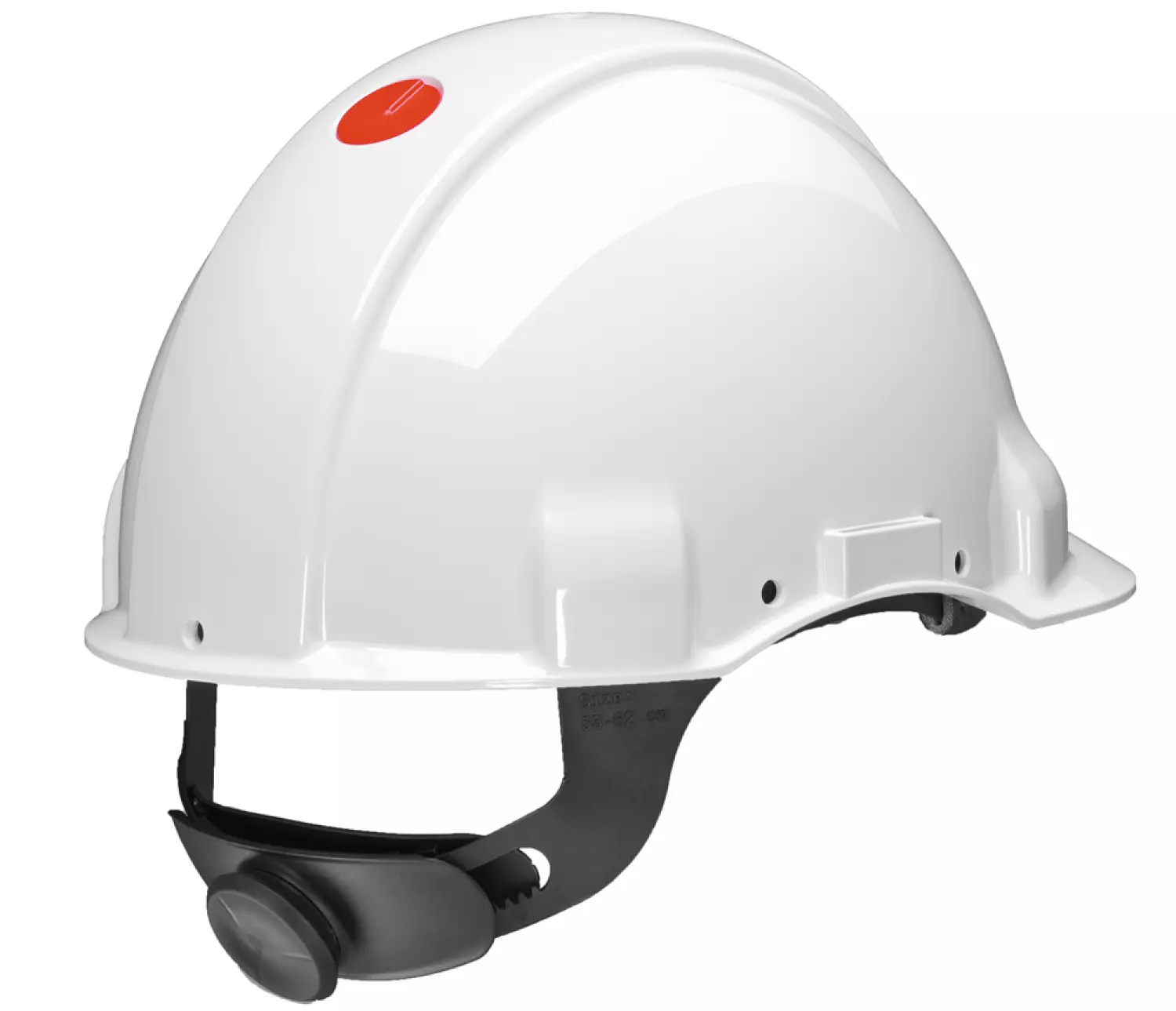 3M Peltor G3001NUV-VI Veiligheidshelm Met Draaiknop - Wit - Plastic Sweatband - Di-electrisch (440V)