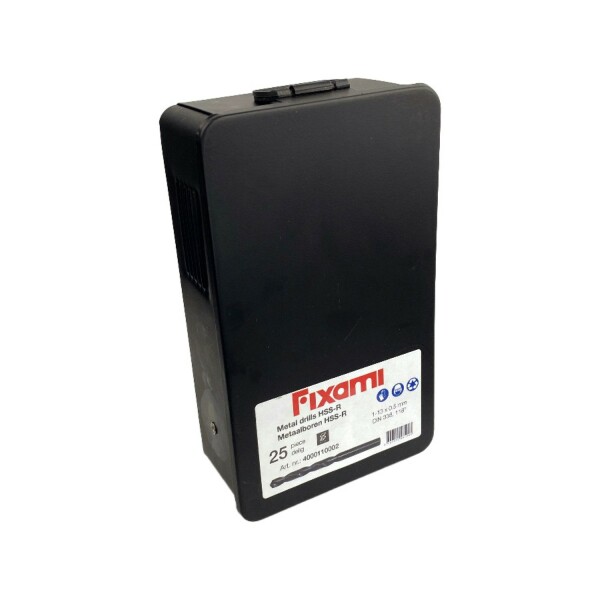 Fit-to-Fix 4000110002 25-delige Uni Metaalborenset DIN338 - HSS-R - 1-13mmx0.5cm - Detailed view of the product
