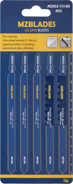 Multizaag MZHSS-T318A Decoupeerzaagblad Metaal - 5 Stuks