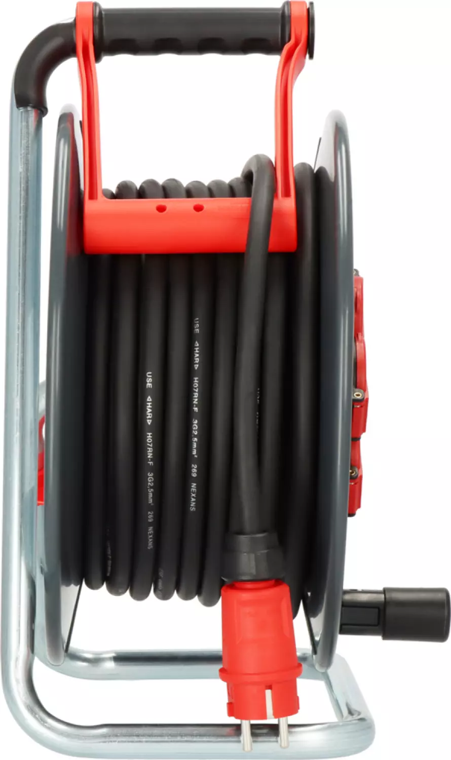 Brennenstuhl Professional SC 2200 SteelCore Kabelhaspel H07RN-F 3G2,5 - IP44 - 25m - Zwart thumbnail 3