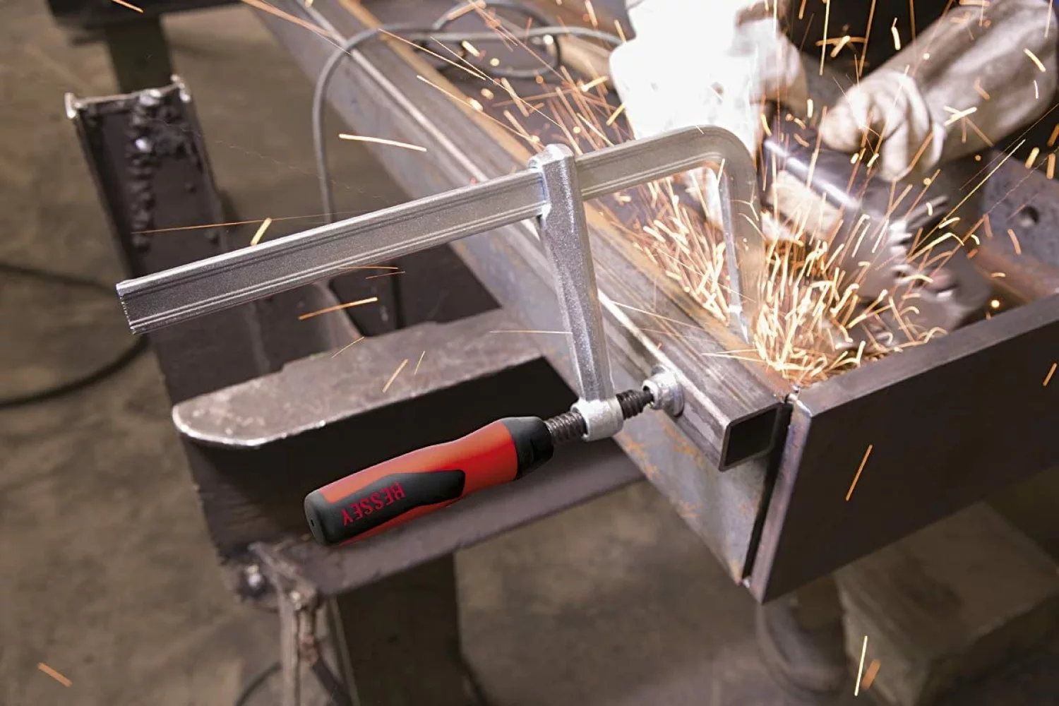 Bessey GZ16 Lijmklem - Geheel Staal - 160 X 80mm thumbnail 2