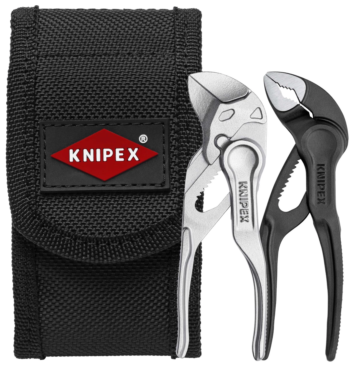 Knipex 00 20 72 V04 2-delige Tangenset XS In Riemtas - 2x 100mm