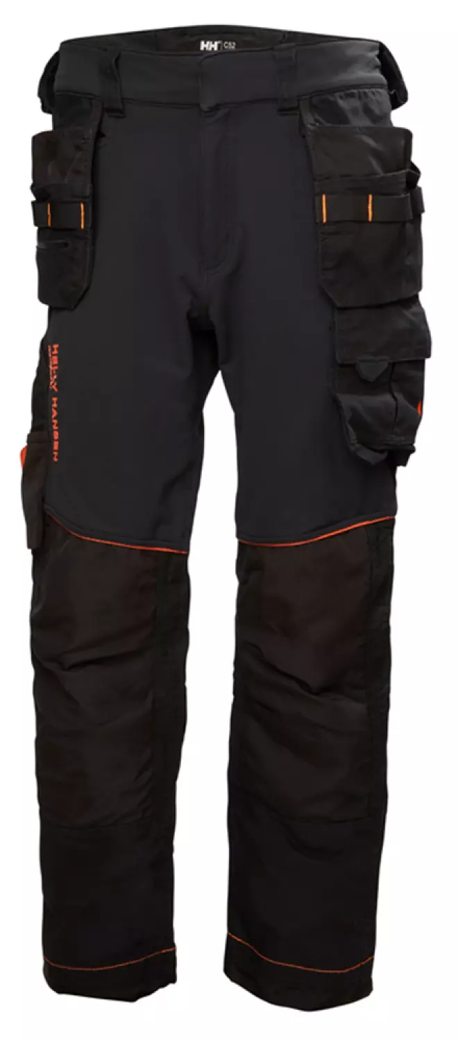 Helly Hansen 77441 Chelsea Evolution Werkbroek - Zwart/oranje - C48