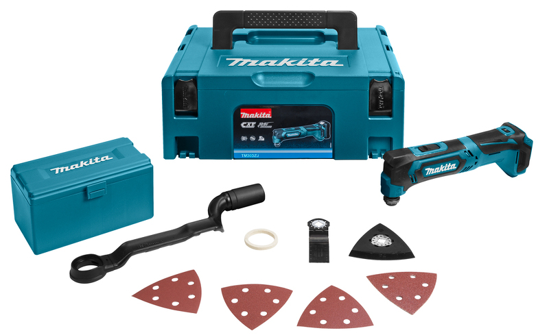 Makita TM30DZJX4 10.8V Li-Ion Accu Multitool Body + Accessoireset In Mbox