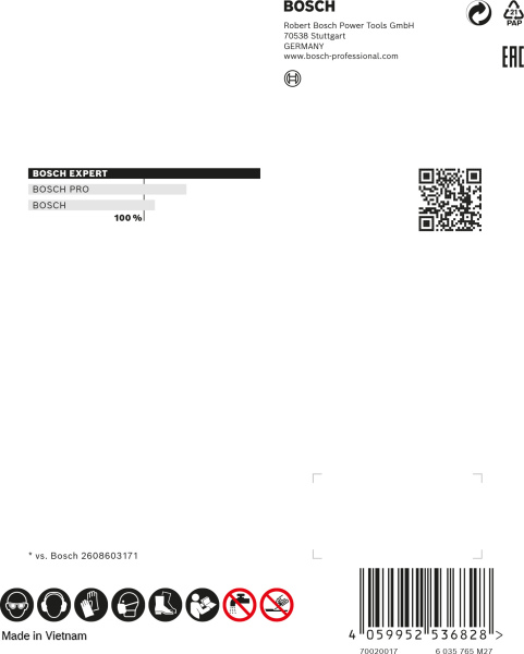 Bosch 2608900533 X-LOCK Diamantschijf Metaal - 125 X 22.23mm - Detailed view of the product
