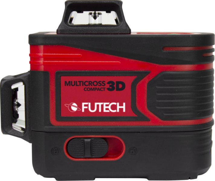 FUTECH MC3D Multicross 3D Compact Kruislijnlaser In Koffer - Rood - 2x 120m - 3 Lijnen - Detailed view of the product