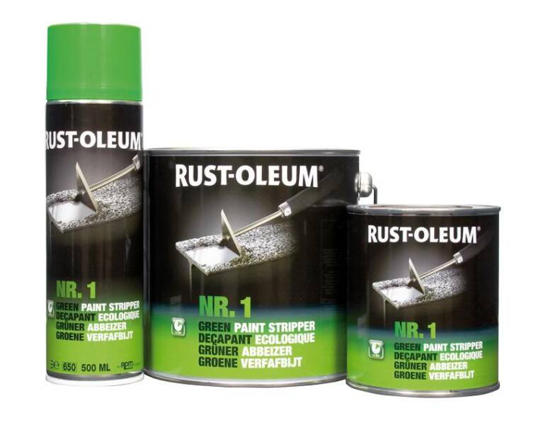 Rust-Oleum Verfafbijt Spuitbus - Transparant - 0,5L - Detailed view of the product