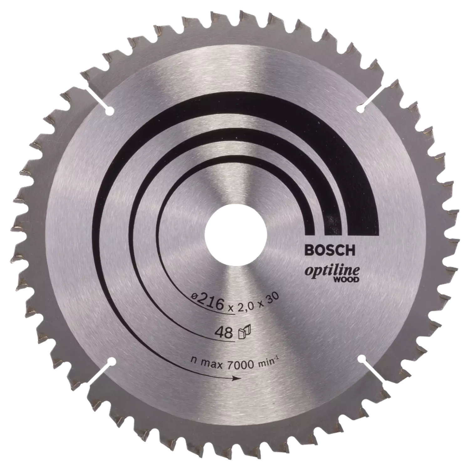 Bosch 2608640432 Optiline Cirkelzaagblad - 216 X 30 X 48T - Hout