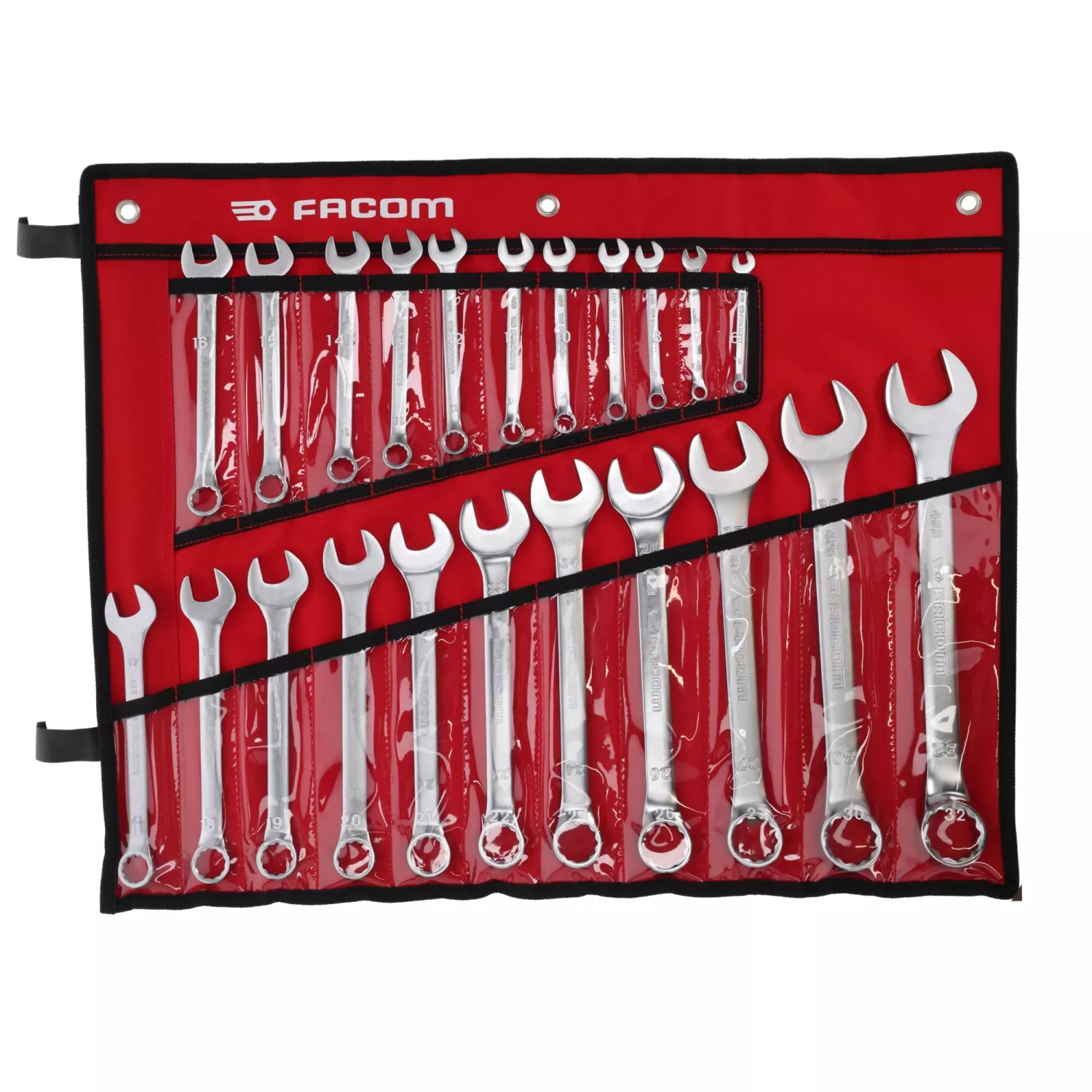 Facom 40B.JV22PB 22-delige Ringsteeksleutelset In Etui - 6-32mm afbeelding