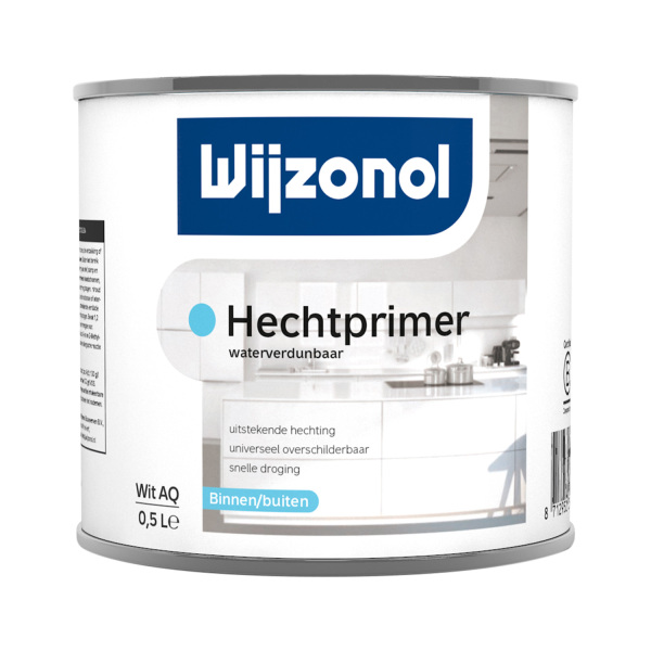 Wijzonol Hechtprimer Interieur voor Kunststof - Donkergrijs  - 1 Liter