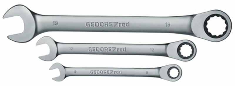 Gedore RED R07105005 5-delige Ringratel-/steeksleutelset - 8-19mm - Default image for the product