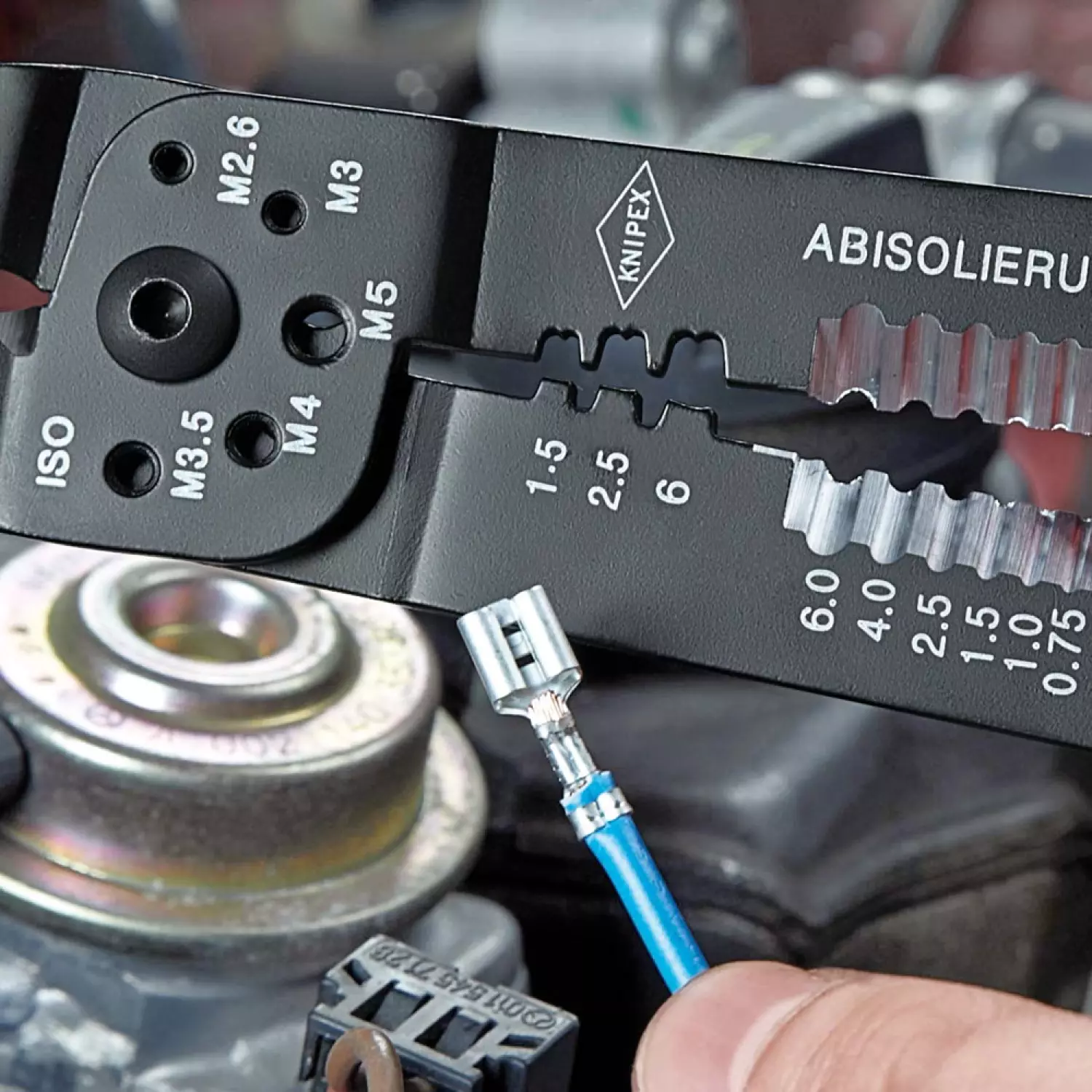 Knipex 9721215 Krimptang - 215mm thumbnail 4