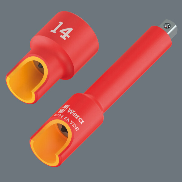 Wera 05005930001 8790 B VDE Zyklop Dop Geïsoleerd - 1/4"- 7mm - Detailed view of the product