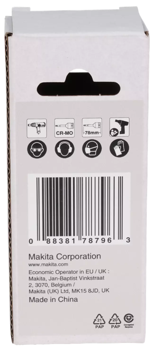 Makita E-19794 Slagschroefbit T30x78mm - Impact Black - 1/2"VK thumbnail 4