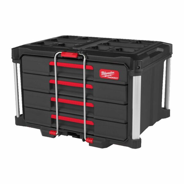 Milwaukee Packout 4 Drawer Tool Box PACKOUT™ Box 4 lades 363 x 564 x 414 - 4932493189