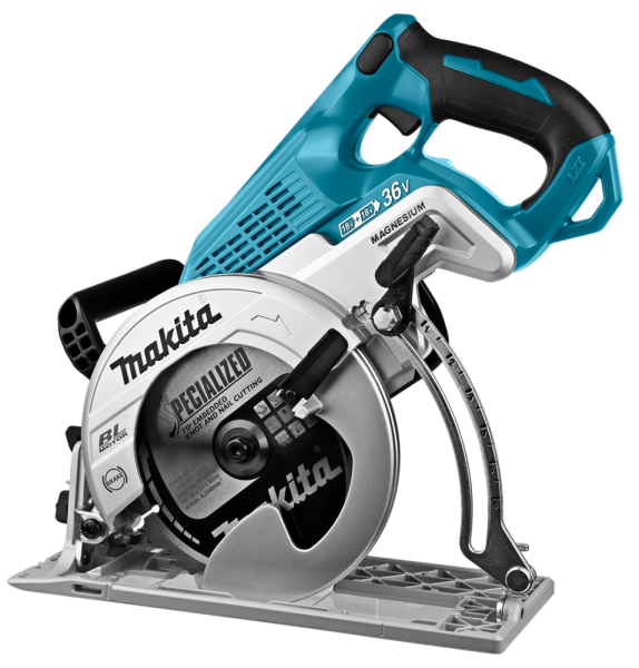 Makita DRS780Z 2x18V Li-Ion Accu Cirkelzaag Body - 185mm - Detailed view of the product