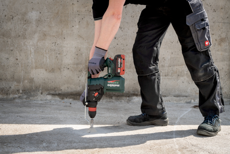 Metabo KH 18 LTX BL 28 Q Set ISA 18V Li-ion Accu Combihamer Body In MetaBOX - Detailed view of the product