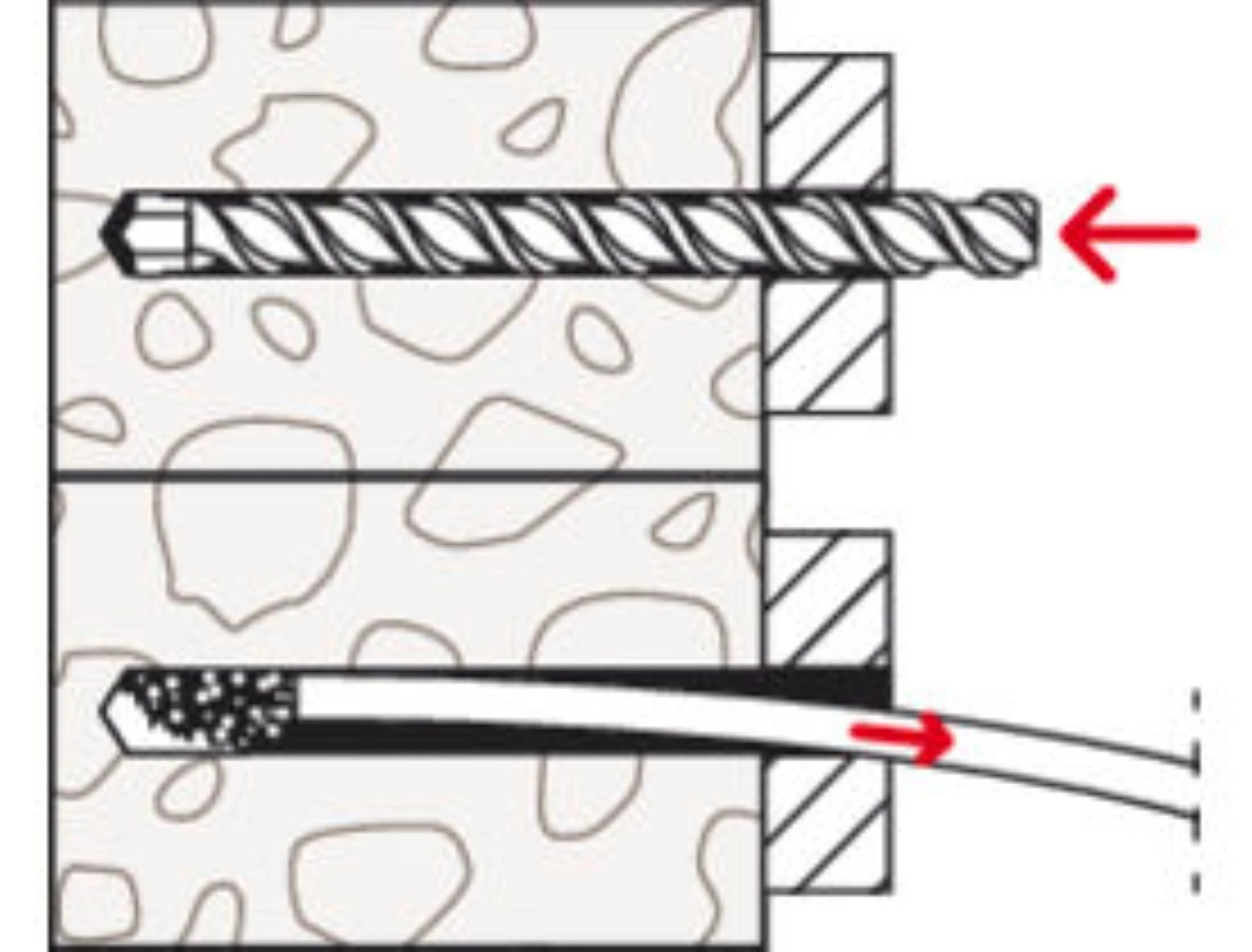 Fischer 577365 Nylon Plug HybridPower 10 X 90 Met TX40 Schroef (50st) thumbnail 4
