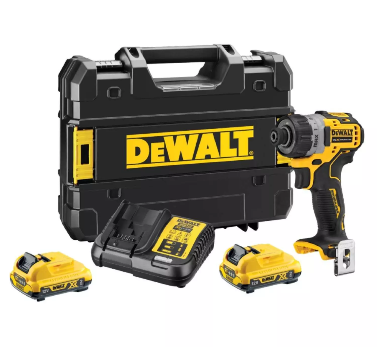 DeWALT DCF601D2-QW 12V Li-ion XR Accu Slagschroefmachine Set (2x 2.0Ah) In Koffer - 1/4"