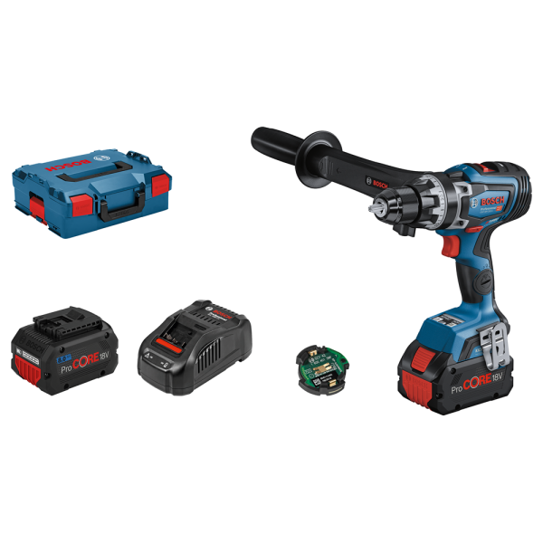 Bosch GSR 18V-150 C 18V Li-Ion Accu BiTurbo Schroefboormachine Set (2x 8,0Ah) In L-Boxx - 150Nm - Koolborstelloos