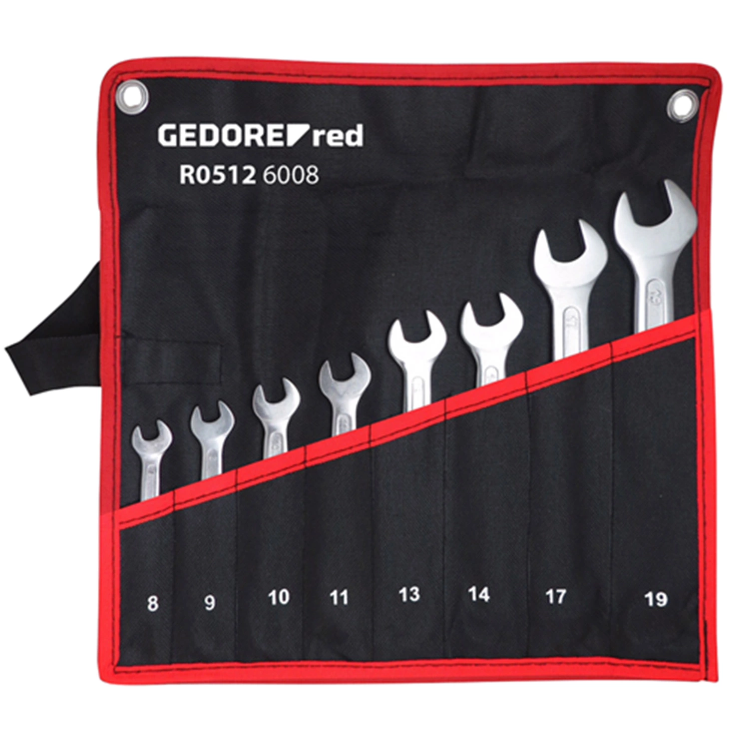 Gedore RED R05126008 8-delige Steeksleutelset - 6-22mm