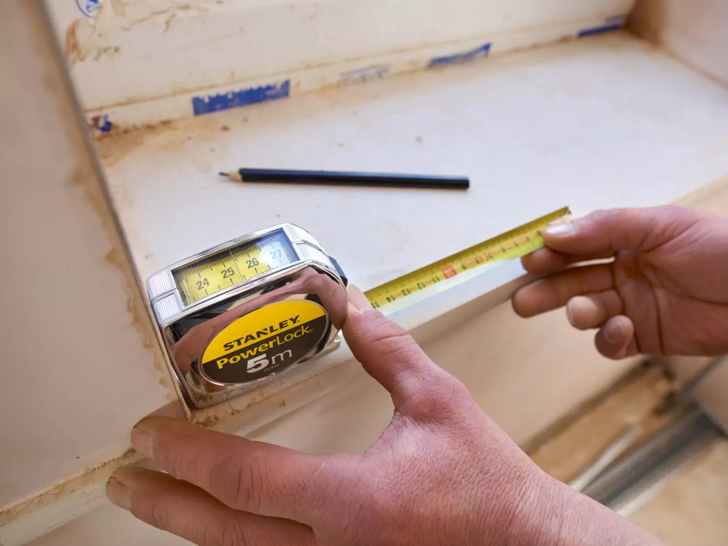 Stanley 0-33-932 Rolmaat Met Kijkvenster - 5m X 19mm thumbnail 2