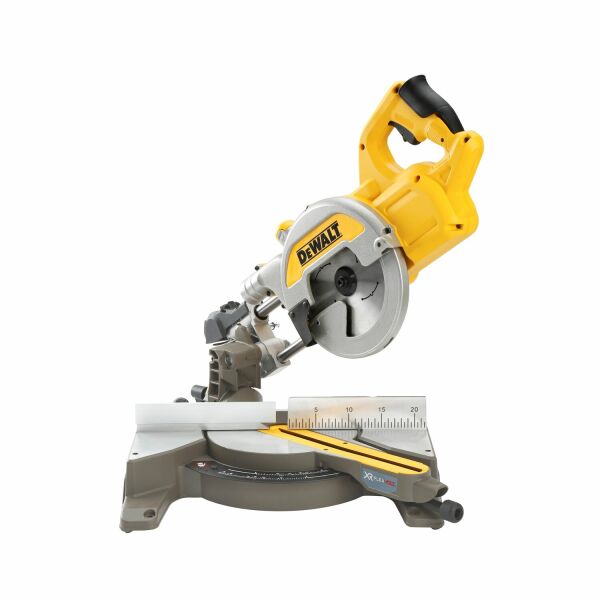 DeWALT DCS777T2 54V XR FlexVolt Li-Ion Accu Afkort- En Verstekzaagmachine Set (2x 6.0Ah Accu) - 216 X 30mm - Koolborstelloos - Detailed view of the product