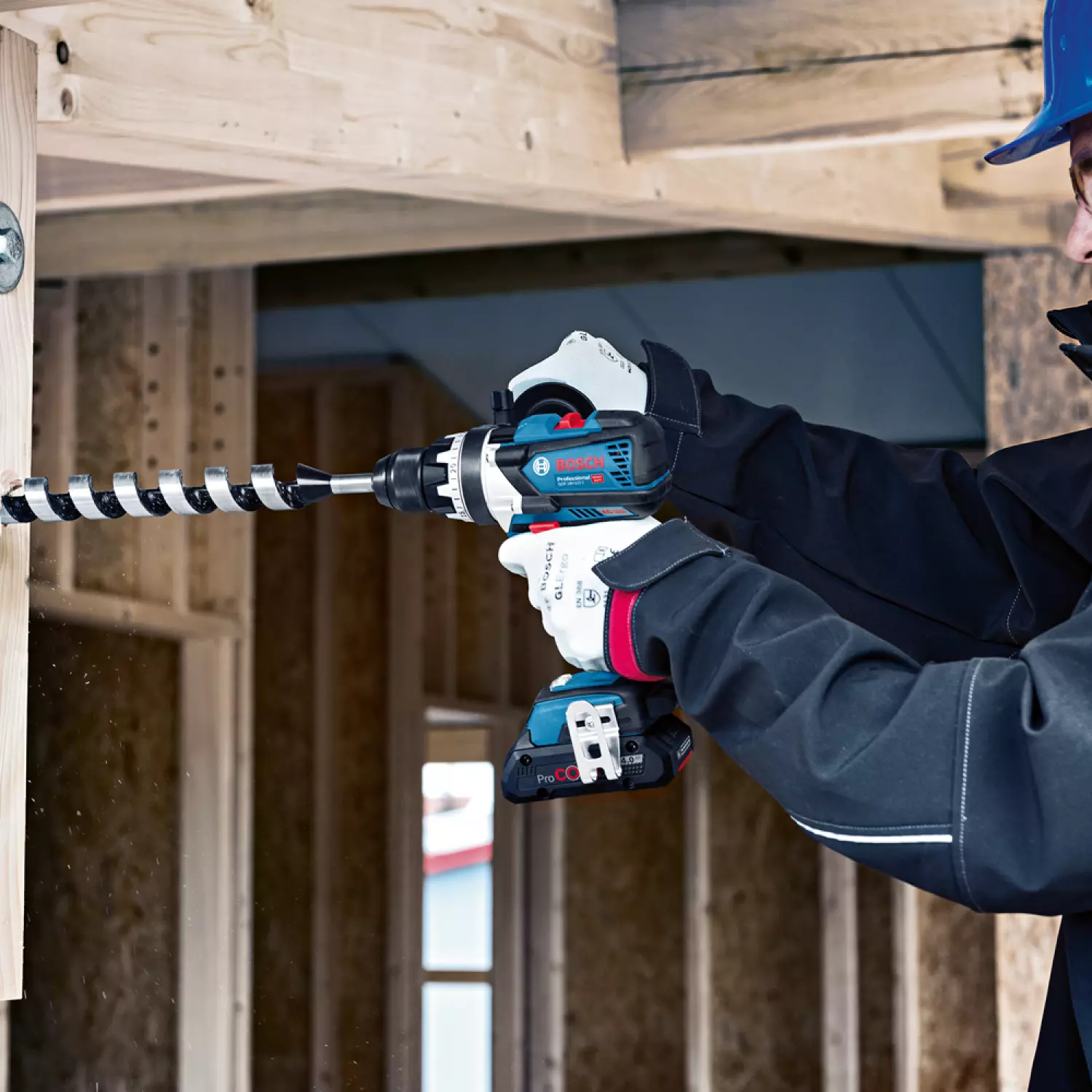 Bosch GSB 18V-110 C 18V Li-Ion Accu Klopboor- /schroefmachine Body In L-Boxx - 110Nm - Koolborstelloos thumbnail 3