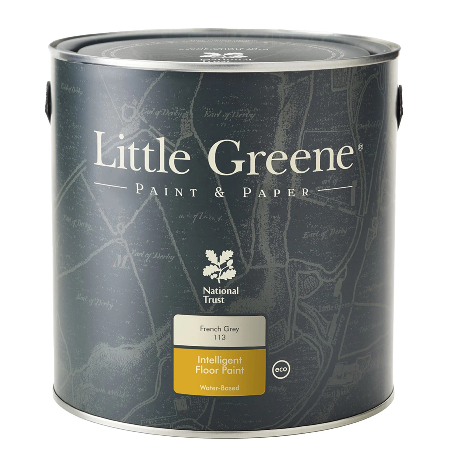 Little Greene Intelligent Floor Paint - Op Kleur Gemengd - 2,5L