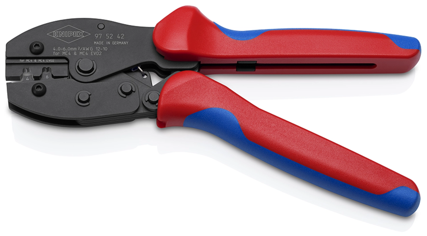 Knipex 97 52 42 Krimptang PreciForce Voor MC4/ MC4 EVO 2-connectoren thumbnail 2