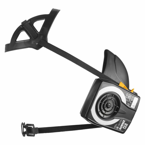 DeWalt DXIR1HMMP3 Lichtgewicht Halfgelaatsmasker Met P3 Filters - Maat M - Detailed view of the product